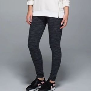Lululemon Wunder Under Pant Diamond Jacquard Space Dye  Luon® Black Deep Coal 2